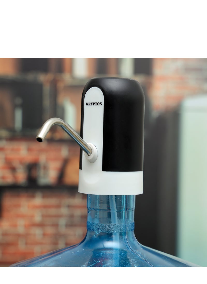 KRYPTON Krypton Rechargeable Water Pump For Water Gallon, Portable And Light-Weight  | USB Charging, Can Be Used At Home And Office  - Image 5