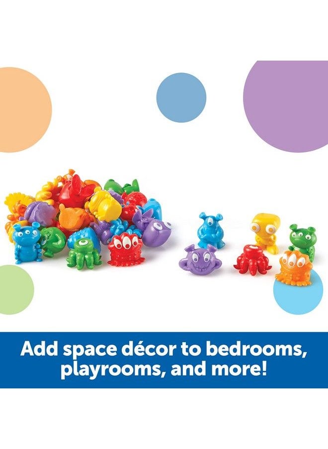 Learning Resources Grab & Sort Fine Motor Alien Counters 37 Pieces Ages 3+ Toddler Learning Toys Math Counters For Kids Stem Toys For Kids Preschool Must Haves Math Manipulatives  - Image 5