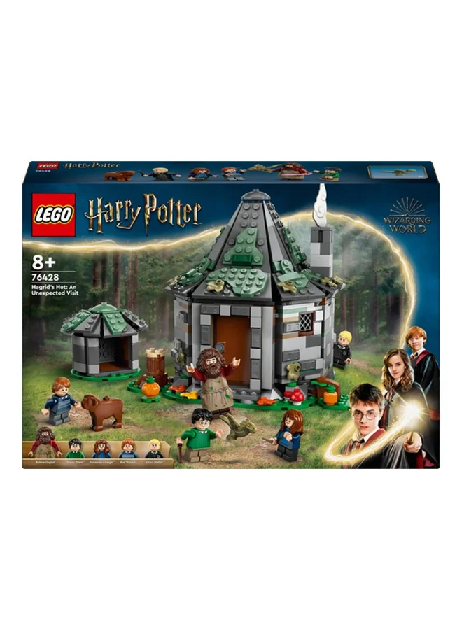 LEGO 76428 Harry Potter Hagrid’s Hut: An Unexpected Visit, Kids’ Buildable House, 7 Characters, Building Toy for Magical Role-Play Adventures, Gift Idea for Girls, Boys and Any Fan Aged 8 Plus
