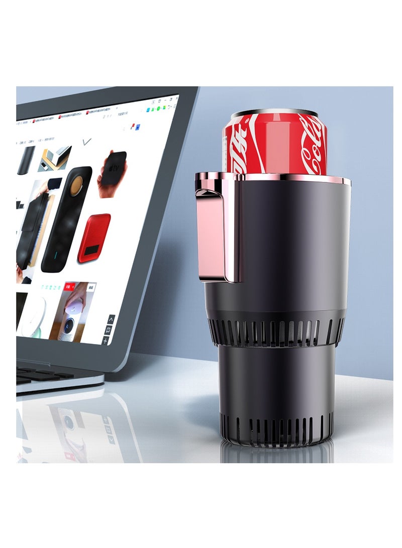 Upgrade Design LED Touch Screen 12V car office cup Car Heating Cooling Cup Warmer Cooler Smart Car Cup Mug Holder - Image 2