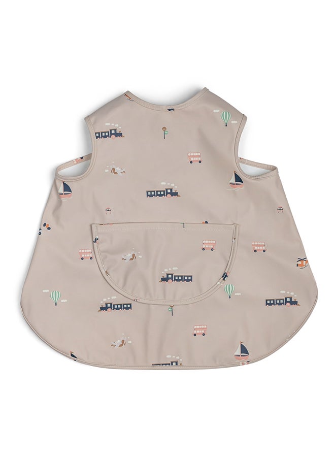 Citron Apron Bib Vehicles - Waterproof Baby Bib for Feeding And Mess-Free Eating - Image 1