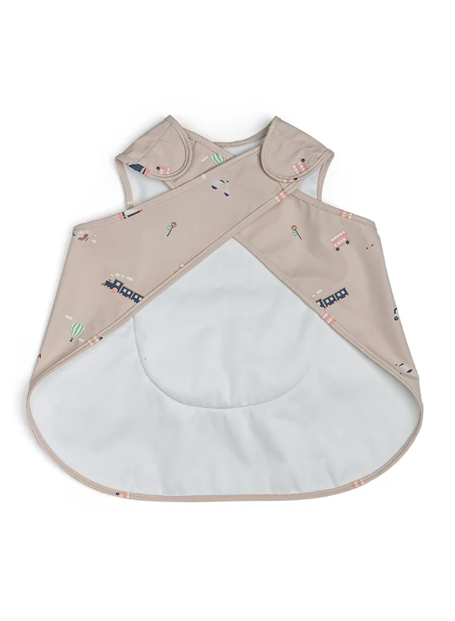 سترون Apron Bib Vehicles - Waterproof Baby Bib for Feeding And Mess-Free Eating