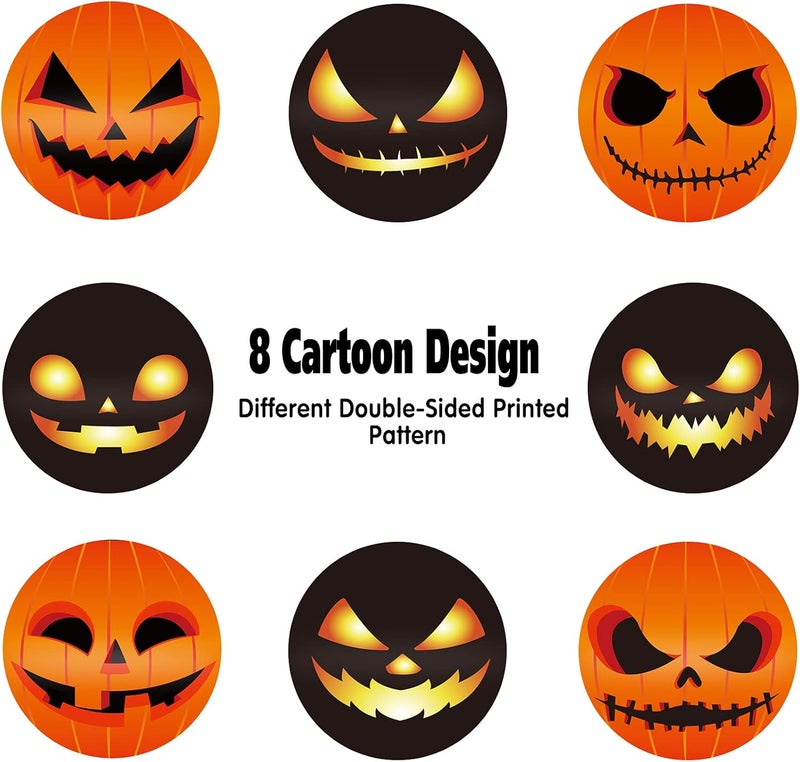 klarako 36 Pieces Halloween Pumpkin Candy Boxes Trick or Treat Favor Boxes Halloween Treat Goodie Boxes Halloween Paper Container Favor Candy Bags for Kids Halloween Party Decorations, 2.4 x 2.4 x 3.5 Inches - Image 3