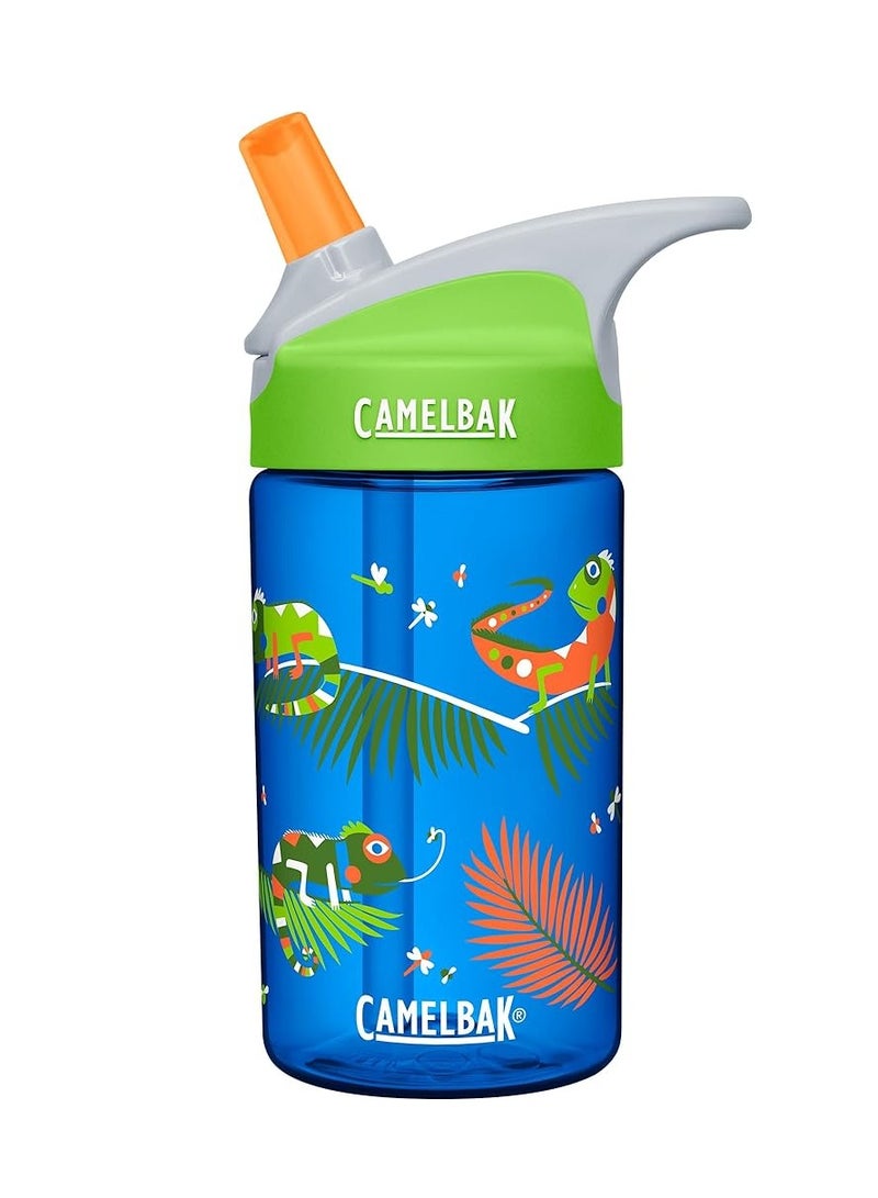 CamelBak Eddy Kids Water Bottle - 400 ml, Iguanas - Image 1