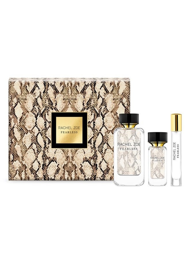 RACHEL ZOE - Fearless Gift Set - Designer Womens Perfume - 3 Eau de Parfum Sprays - Vanilla Perfume for Women Gift Set - Travel Size - 3 pc - Image 1