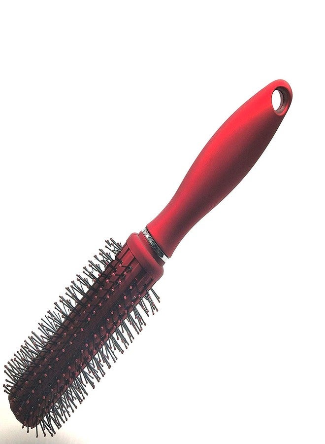 Elecsera Round Hair Brush with Soft Nylon Bristles for Women and Men - Image 2