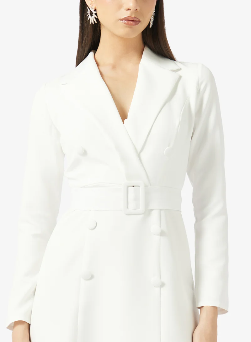 Rene  Pocket detailed blazer style dress for Women | Best Price UAE