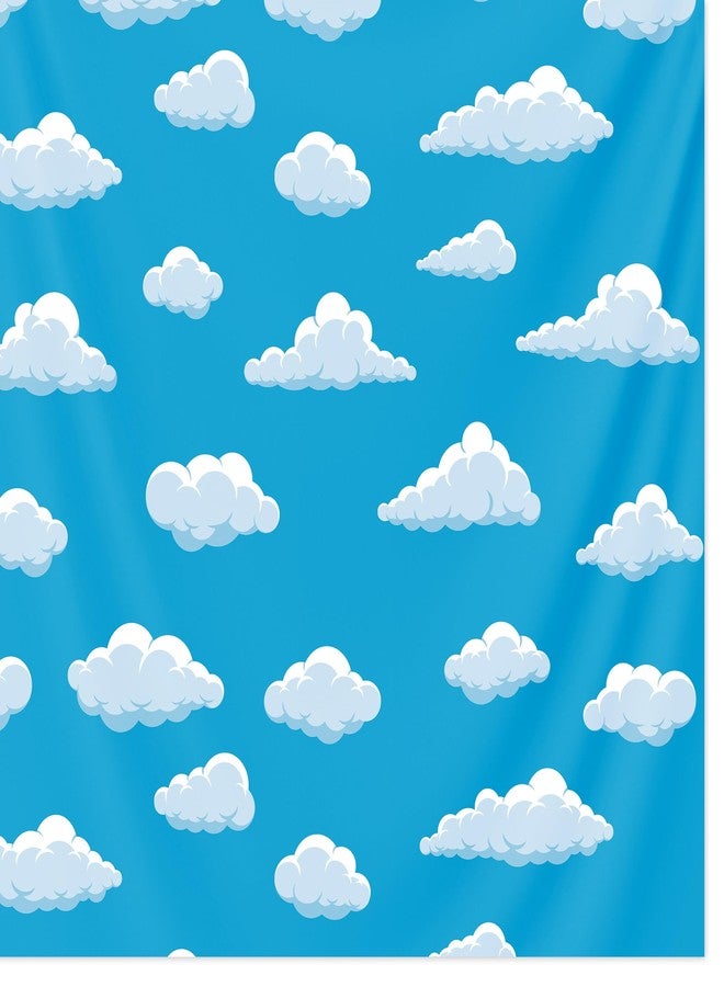 ArtCreativity Cloud Tablecloth - 6 Pack - 54” x 108” Cloud Table Cover - Birthday Party Tablecloth Set Disposable Tablecloths for Toy Story Party Decor - Image 4