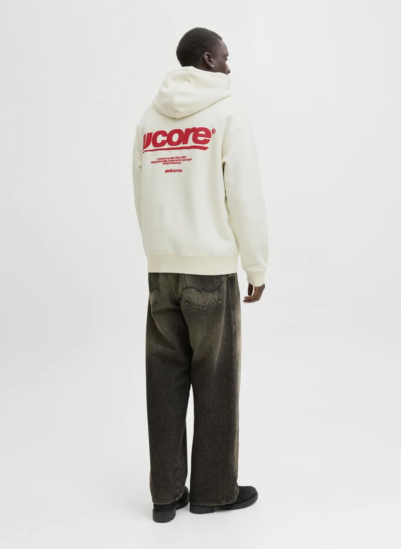 JACK & JONES  Graphic Pullover Hoodie for Men | Best Price UAE