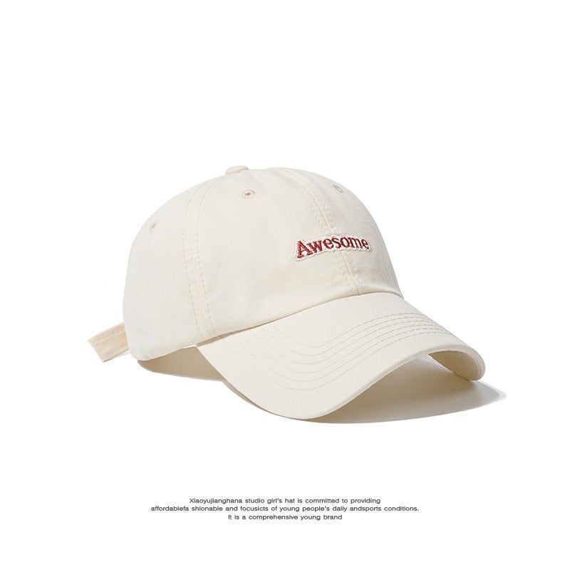 Korean Large Brim Baseball Cap Slimming Fit Pink AWESOME - Image 2
