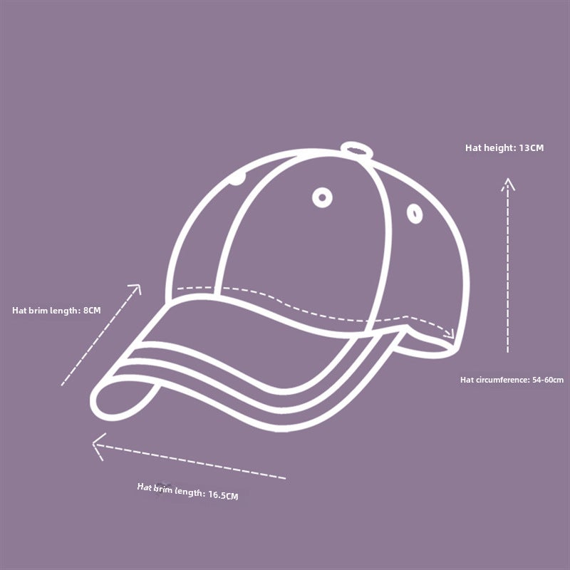 Korean Large Brim Baseball Cap Slimming Fit Pink AWESOME - Image 5