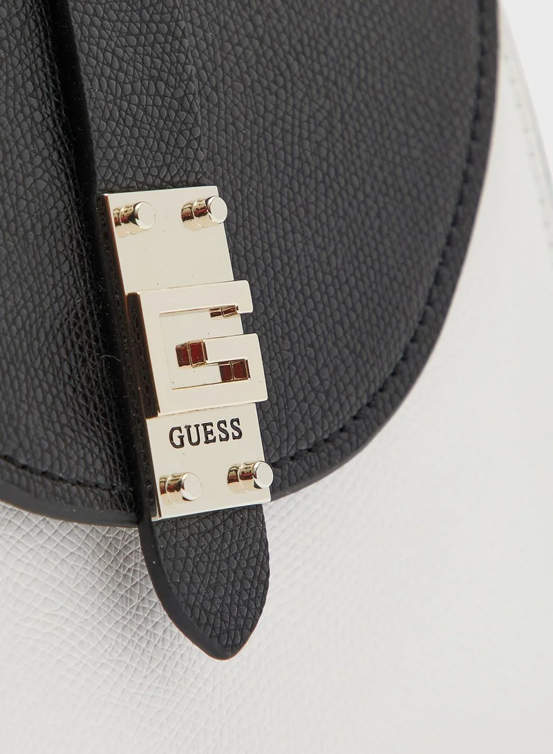 GUESS Nerea Front Button Satchel