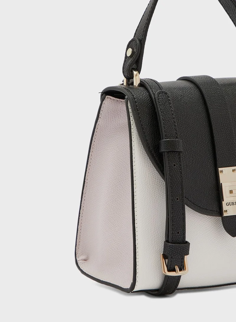 GUESS Nerea Front Button Satchel