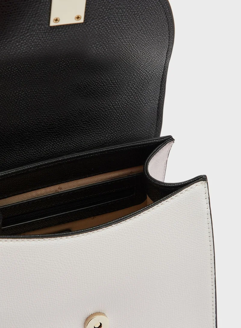 GUESS Nerea Front Button Satchel