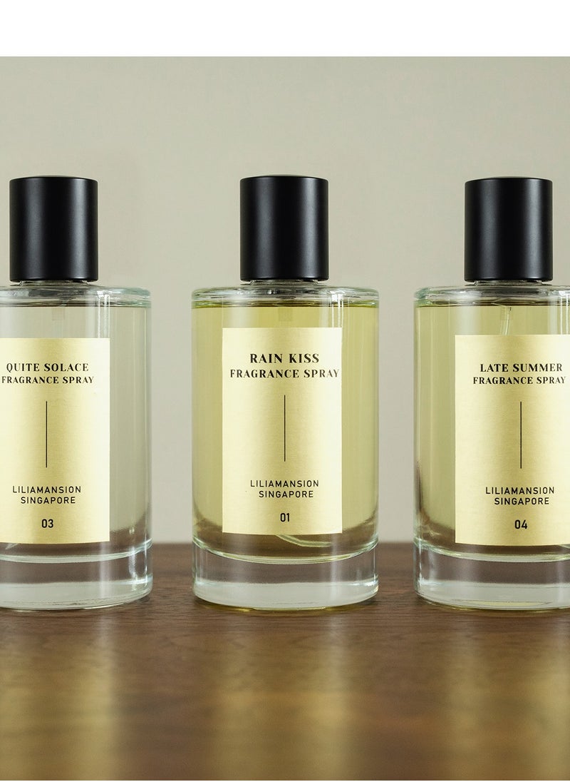 LiLiaMansion - LiLiaMansion Rain Kiss Air Spray - 100ml - Luxury Home Fragrance Mist - Fresh Bergamot & Tea Scent - Image 1