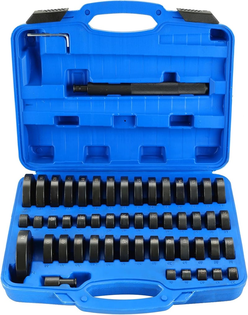 Weyleity 52 in 1 Custom Bushing Bearing Seal Driver Set - 52PCS Transmission Wheel Axle Bearing Race Seal Installer Remover Tool Kit - Image 1