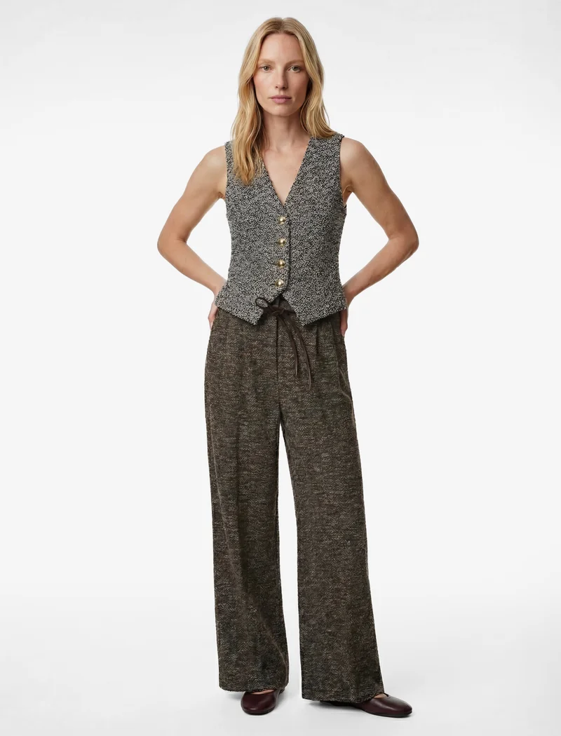كوتون Textured Trousers