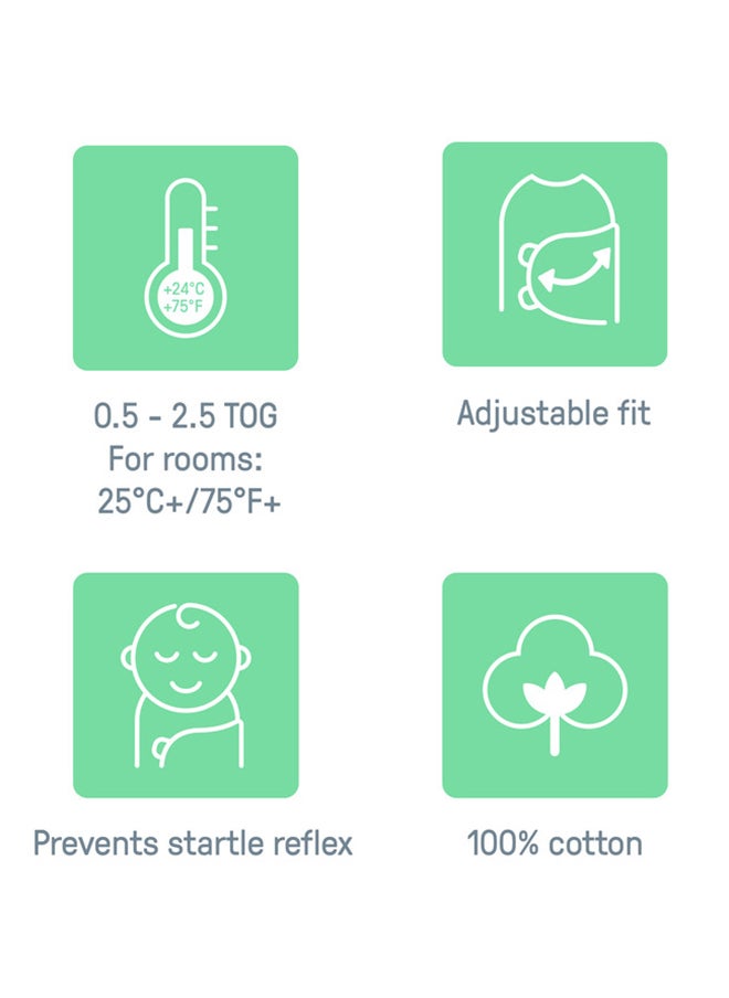 SwaddleMe - Summer Infant by Ingenuity All Season Swaddle - Stardust, 0 - 3 Months - Image 1