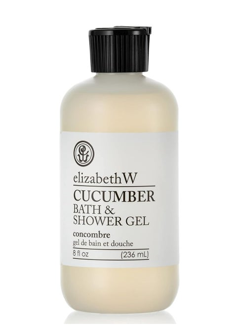 elizabethW, Cucumber Bath and Shower Gel, 8 Fluid Ounces