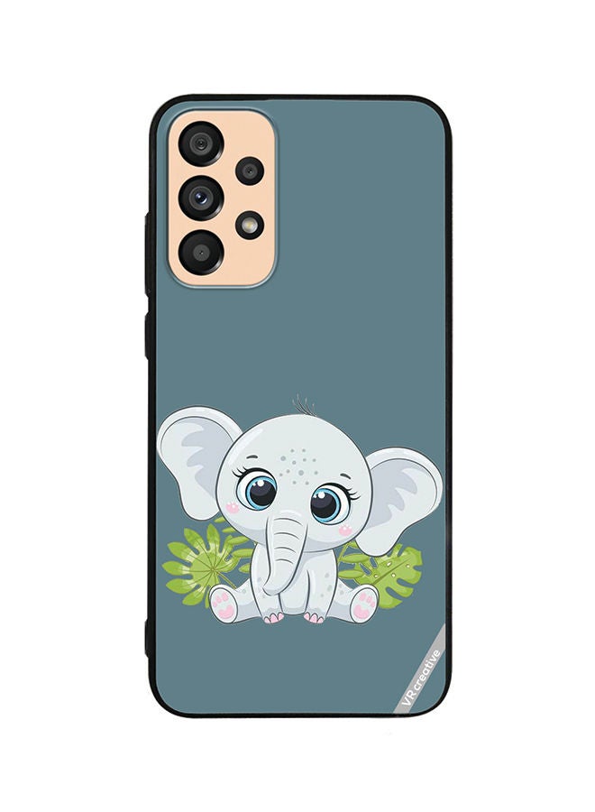 VR CREATIVE Protective Case Cover For Samsung Galaxy A72 Elephant Design Multicolour - Image 1