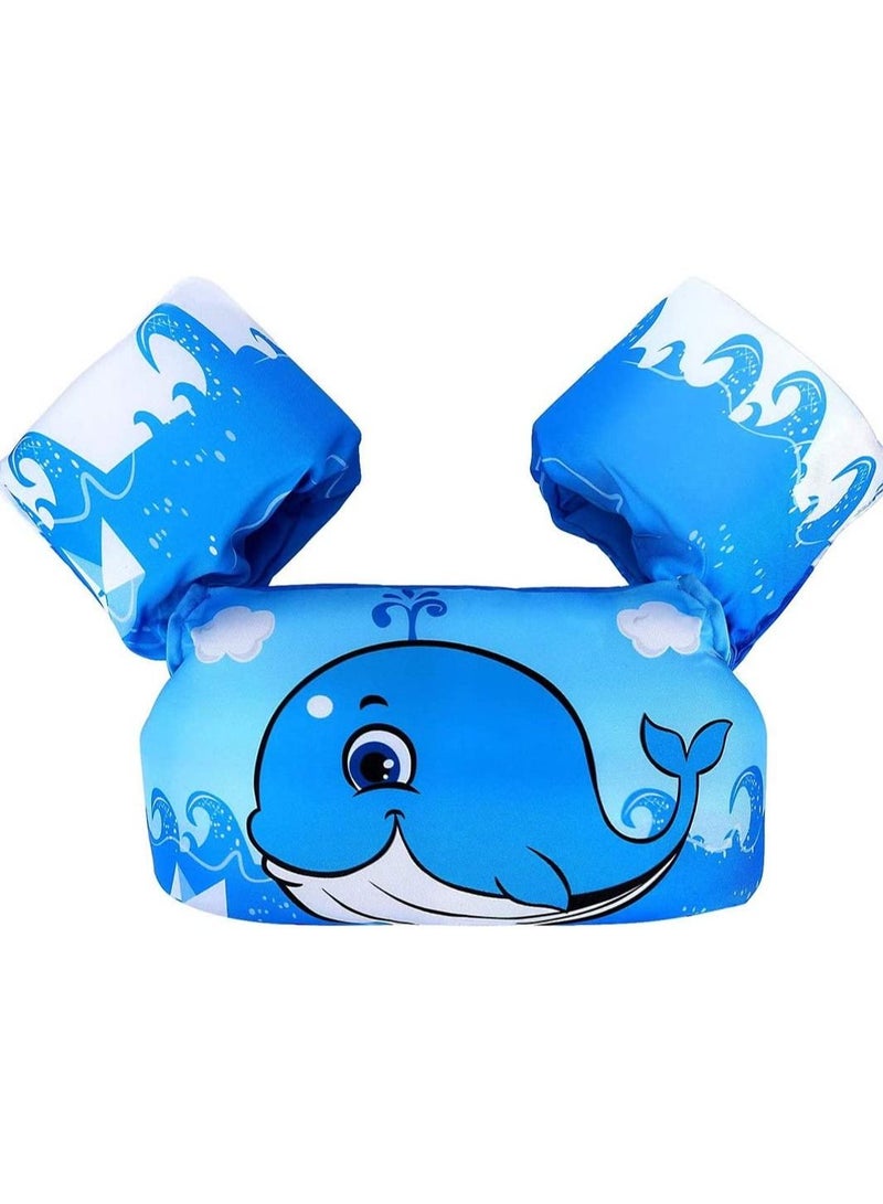 SYOSI Swimming Float Vest for Kids Toddler Aids Arm Floaties 2-6 Year Old 14-25KG Learning to Swim - Image 1