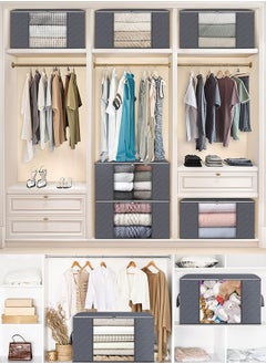 ULHYC 6 Piece Storage Containers for Bedroom, Closet and Blankets Organization  - Image 3