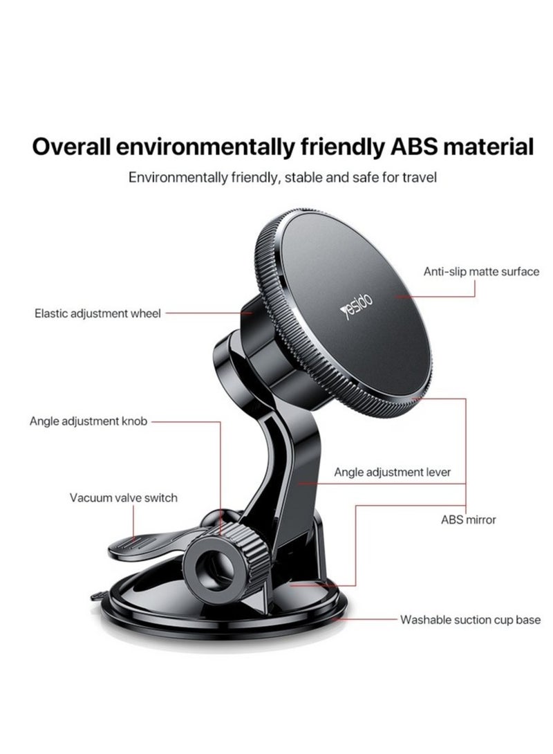 Yesido C177 Mini Suction Cup Type Magsafe Magnetic Car Holder - Image 2