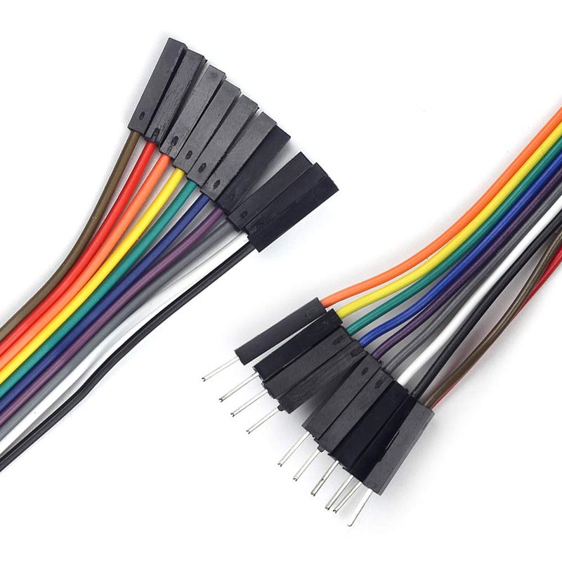 UCTRONICS Breadboard Alligator Clip Jumpers - Gator to Male and Female Jumper Wires Test Lead 2x10pcs 8 inch for Power Supply,LED Strips, Multimeters, Arduino Lilypad and Raspberry Pi - Image 5