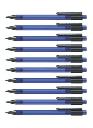 Graphite Mechanical Pencil Set Of 10 Blue