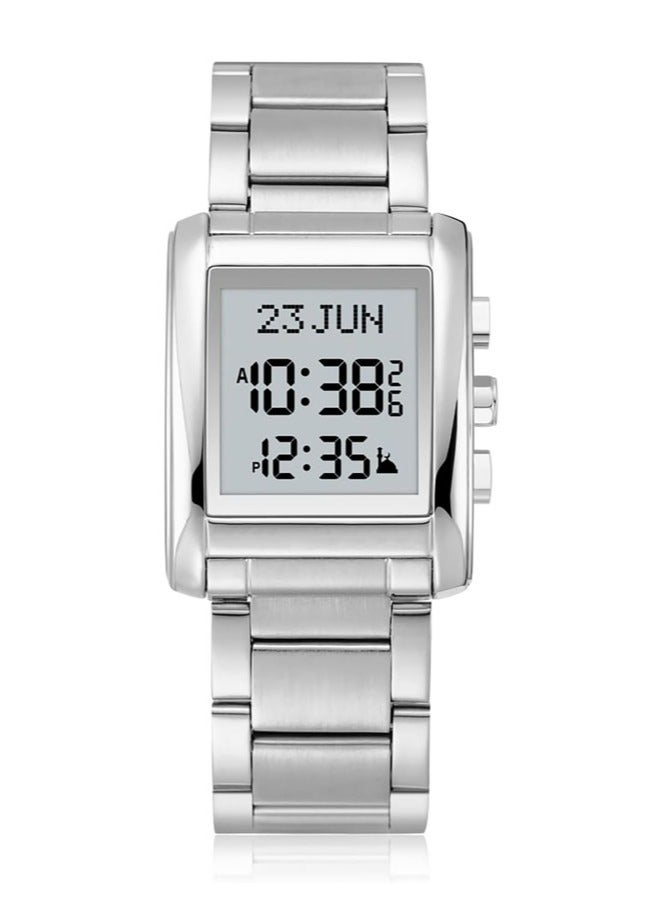 الفجر ساعة الفجر  ديلوكس فضي يد رقمية مقاومة للماء طراز  WS-06S للرجال - Image 1