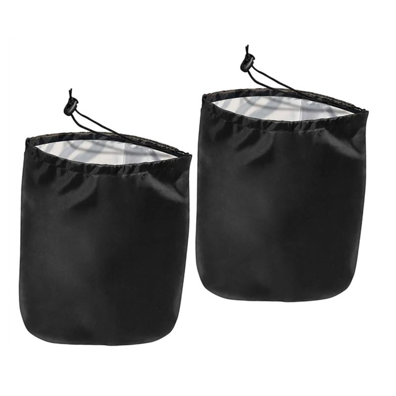 Car Mirror Rainproof Cover Oxford Gray - Image 2