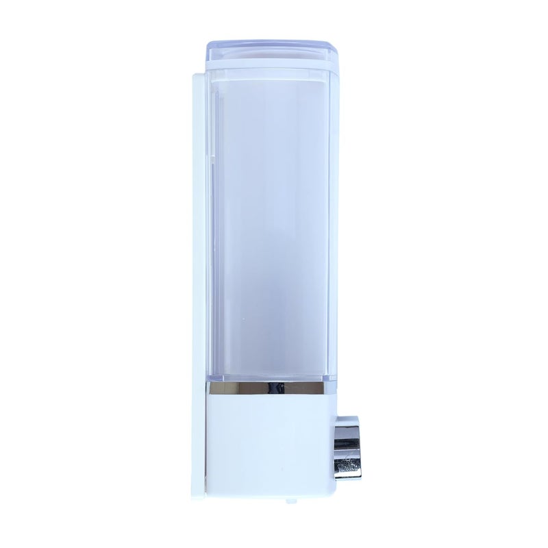 ZURY Liquid Soap Dispenser Wall Mounted for Bathroom Kitchen Wash Basin 400ml Capacity Push Pump Technology Clear View of Liquid Soap Ideal for Sanitizer Shower Gel Dish Wash Soap - Image 1