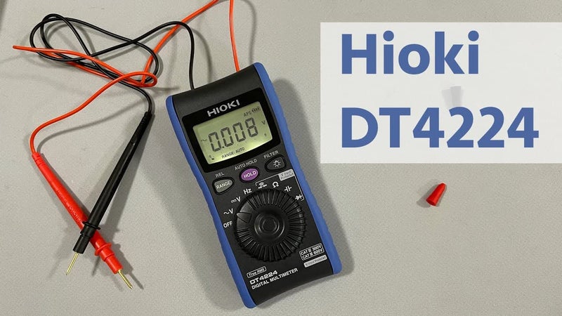 HIOKI DIGITAL MULTIMETER 600V ACDC DT4224 - Image 3