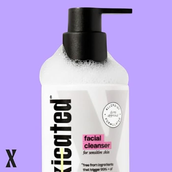 Untoxicated Face Wash - Gentle & Hydrating Face Cleanser for Sensitive Skin - Ceramides, Hyaluronic Acid & Glycerin - No Common Irritants - Non-Foaming - Soap Free - Fragrance Free - 7 Ounce - Image 4