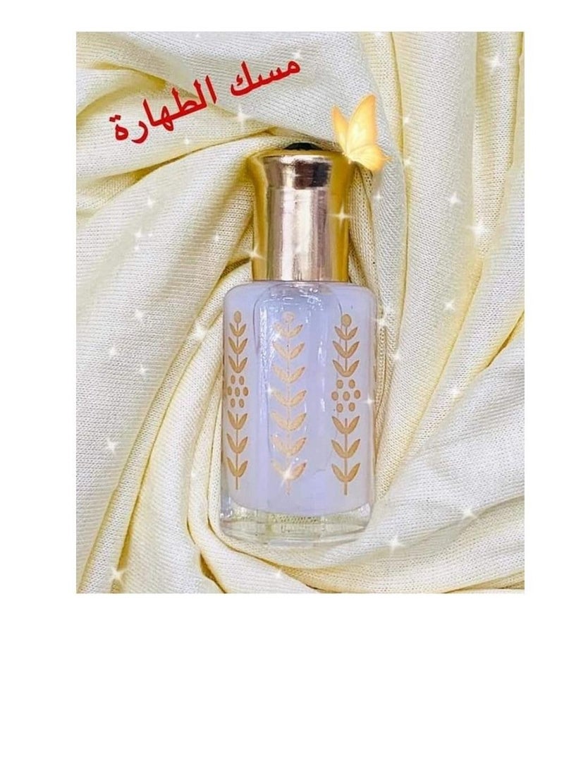 مسك ابيض فاخر نصف تولة