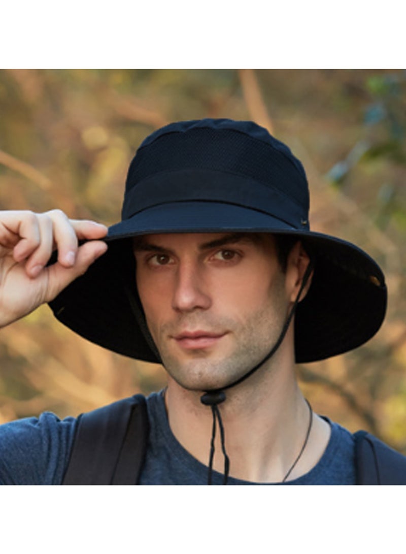 قبعة شمسية قابلة للتنفس ومقاومة للأشعة فوق البنفسجية للرجال والنساء، مناسبة للتخييم والصيد في الهواء الطلق - Image 1