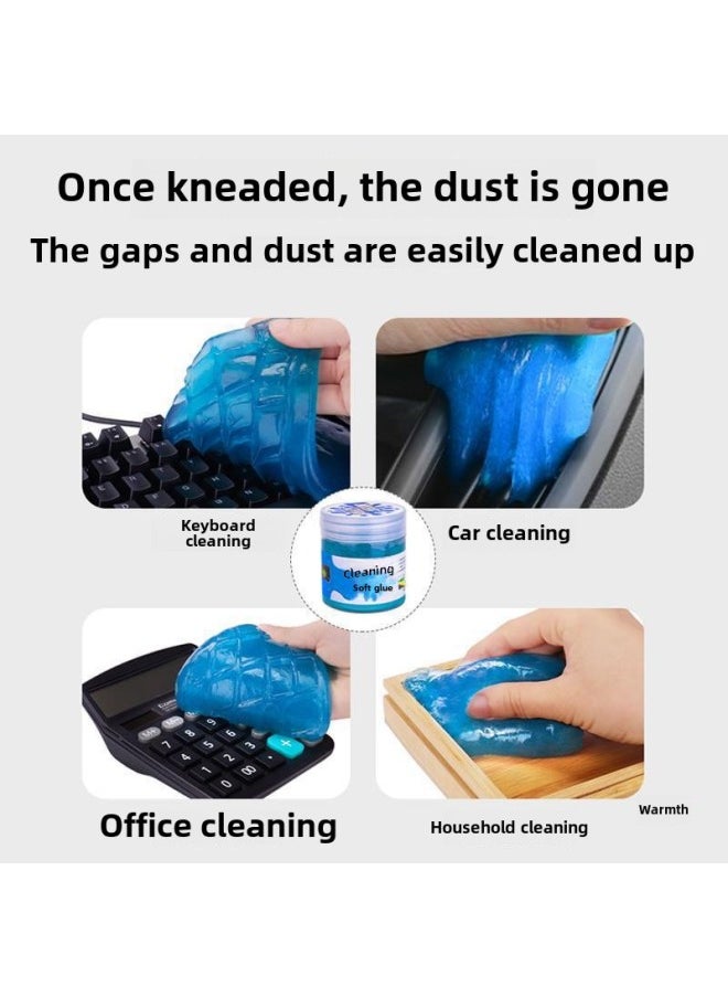Generic - Keyboard Cleaning Mud Cleaning God Q Cleaning Soft Glue Soft Mud Computer Notebook Mechanical Wash Dust Sticky Glue Wipe Sticky-Color:Cleaning Mud 10 Bags (900g) - Image 1