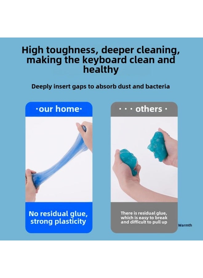 Generic - Keyboard Cleaning Mud Cleaning God Q Cleaning Soft Glue Soft Mud Computer Notebook Mechanical Wash Dust Sticky Glue Wipe Sticky-Color:Cleaning Mud 10 Bags (900g) - Image 1