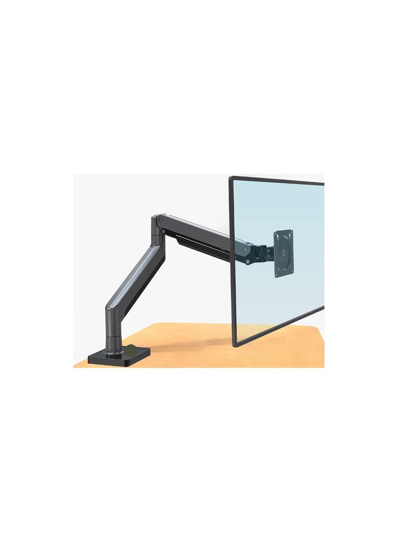 Full Motion Monitor Arm with Gas Spring, 22-40 inch Screen Holder, Adjustable Height, Load Capacity 4.4-26.4 lbs