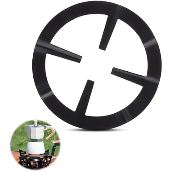 KASTWAVE Cast Iron Work StandHeavy Duty Reducer Ring Holder Base Trivet For Moka Expresso Coffee Extender For Coffee Pots Pots Pans MultiFunction Trivets Kitchen Supplies Accessories - Image 2