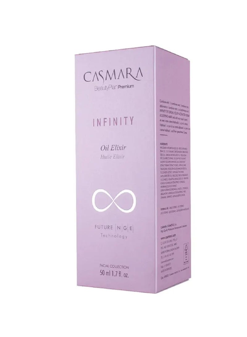 CASMARA Infinity Elixir Oil Highly Antioxidant Oil Elixir, Dry Touch Texture, Advanced Blend With Organic Oil, Suitable For All Skin Types, 50ml - Image 3