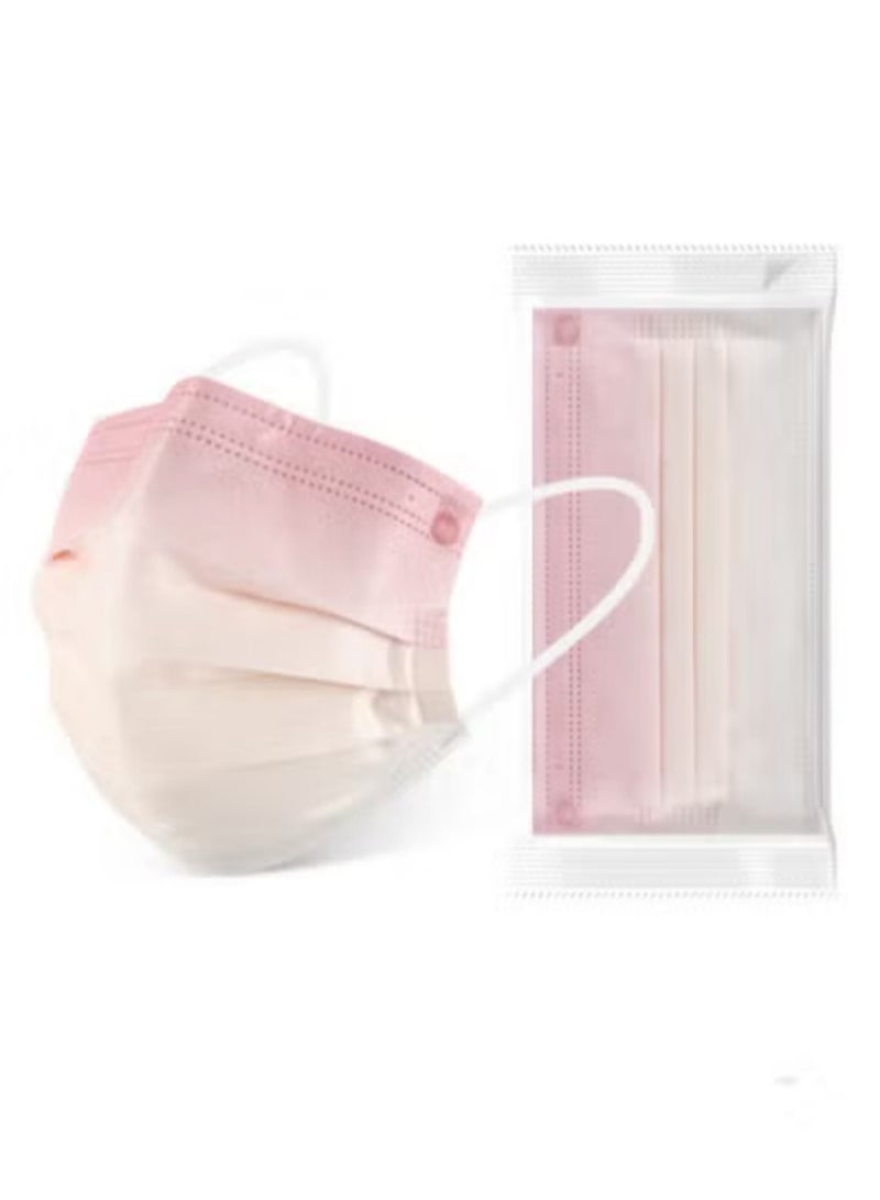 50-Piece Set of Three-Layer Disposable Non-Woven Fabric Masks