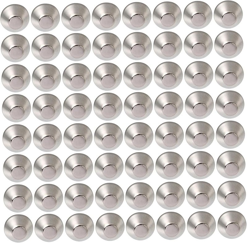 Hapinary 100pcs Silver Bag Bottom Spikes Nailhead Studs Rivets DIY Accessory - Image 2