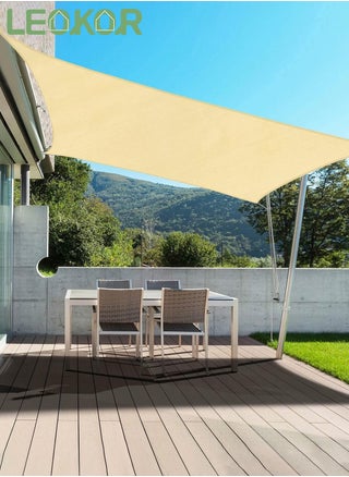 Sun Shade Sail Canopy Beige Sun Shade Sail Canopy with Installation Hardware Kit Water Permeable UV Block 3*4M - pzsku/Z3F0E003DE2446D6FE500Z/45/_/1710318417/23edb908-e318-4945-ada6-872f1af7c9aa
