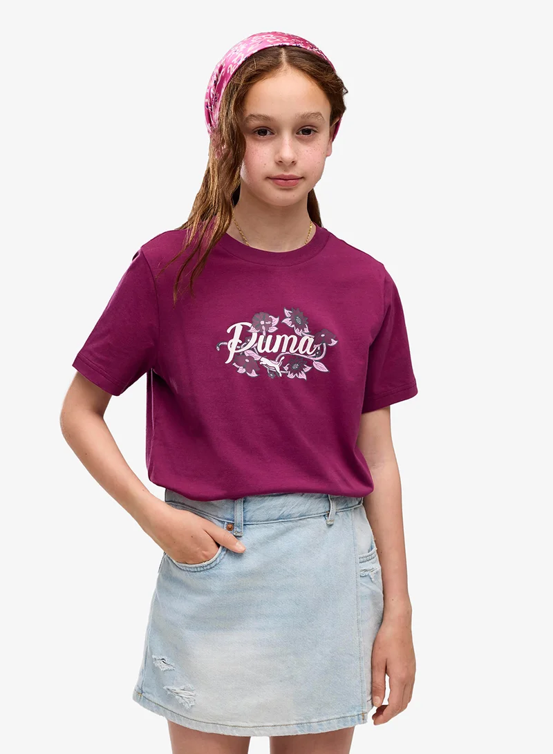 Puma Youth Essential Nature 2.0 Graphic T-Shirt