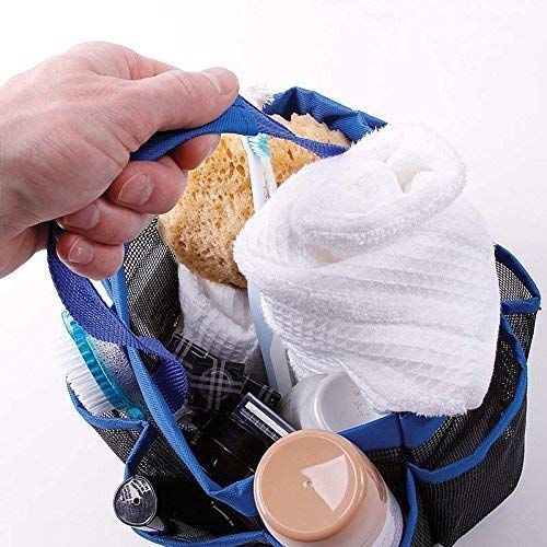 BSITFOW Hanging Toiletry and Bath Bag with Durable Handles for College DormGym Camping and TravelSize85 wx95 d x 85 t Multicolor - Image 4
