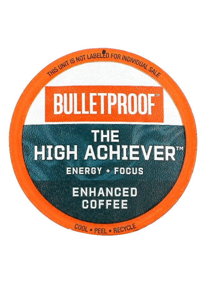Bulletproof BulletProof, The High Achiever Coffee Pods, Medium Dark Roast, 10 Pods, 0.47 oz (13 g) Each  - Image 3