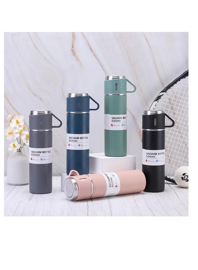 Affordable 500ml Bullet Double-Layer Stainless Steel Vacuum Thermos Tumbler Travel Mug Business Trip Water Bottle Tea Infuser  - Image 3