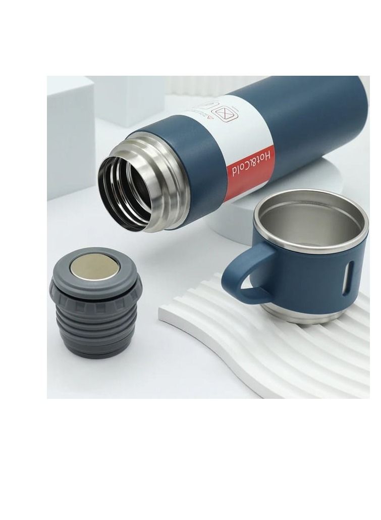 Affordable 500ml Bullet Double-Layer Stainless Steel Vacuum Thermos Tumbler Travel Mug Business Trip Water Bottle Tea Infuser  - Image 4