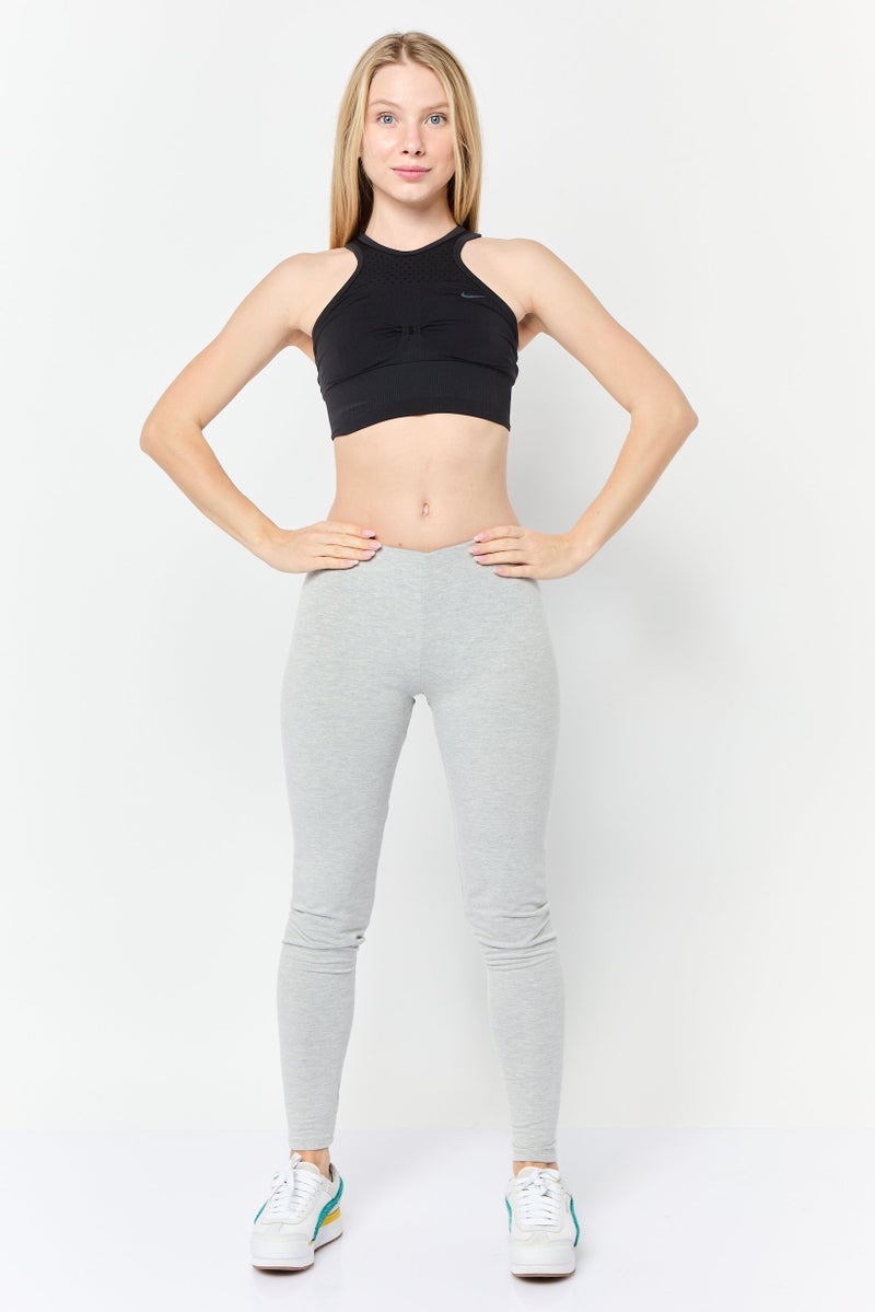 Nike Women Brand Logo Non Padded Sports Bra, Black - Image 2